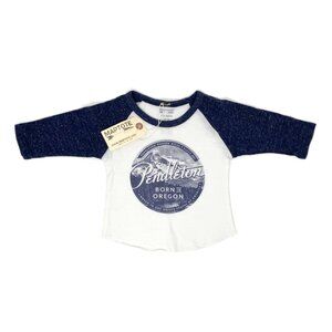 Pendleton + Maptote | "Born in Oregon" | Toddler Raglan Tee | NWT